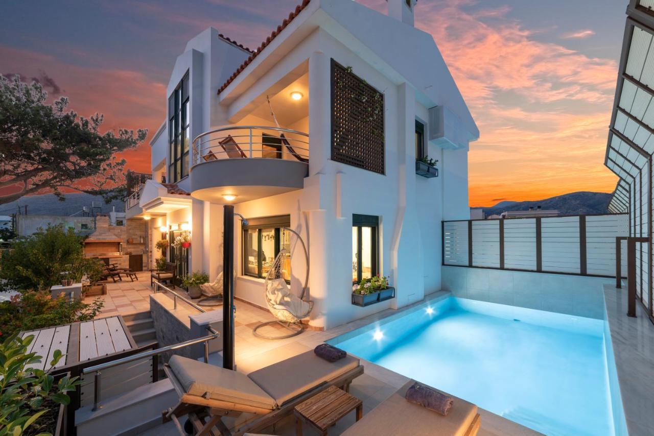 Paradisos Luxury Villas Next To Beach Koutsouras Экстерьер фото