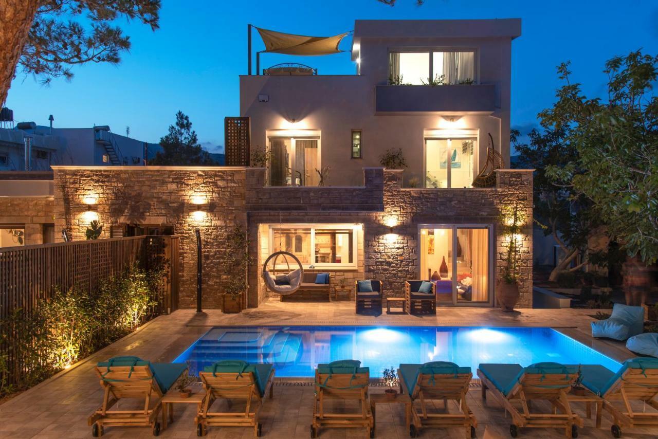 Paradisos Luxury Villas Next To Beach Koutsouras Экстерьер фото