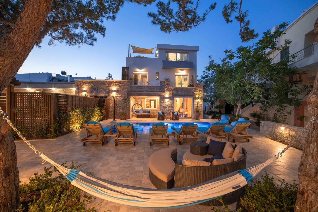 Paradisos Luxury Villas Next To Beach Koutsouras Экстерьер фото